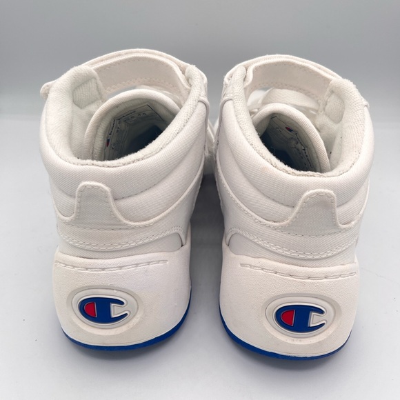 Champion Super C Court Mid White Gum Women’s Size 7 Shoes Sneakers White Fabric - Picture 4 of 8